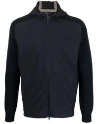 Herno - Knit-Sleeve Hooded Jacket - Lyst