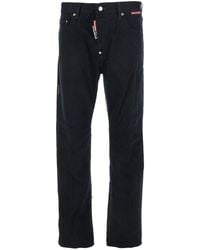 DSquared² - 'D2 X Magliano' Jeans With Belt Loops And Logo Patch On The Rear - Lyst