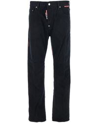 DSquared² - 'D2 X Magliano' Jeans With Belt Loops And Logo Patch On The Rear - Lyst