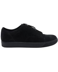 Lanvin - Suede Dbb1 Zip Sneakers - Lyst