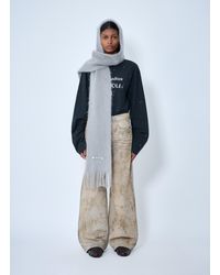 Acne Studios - Fringed Wool Scarf - Lyst