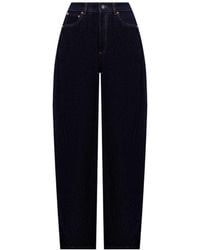 Givenchy - Dark Jeans With Logo Patch - Lyst