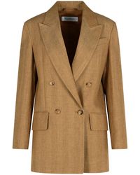 Max Mara - Gerla' Linen Blazer - Lyst