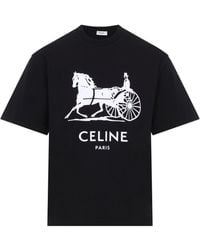 Celine - Relaxed T-Shirt - Lyst
