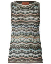 Missoni - Zig Zag Motiv Top - Lyst