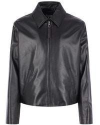 Loewe - Leather Jacket - Lyst
