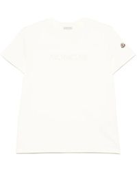 Moncler - Logo Cotton T-Shirt - Lyst