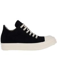 Rick Owens - Low Sneaks Sneakers, 100% Cotton - Lyst
