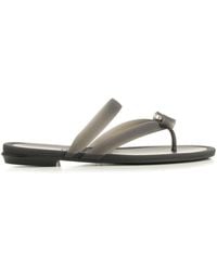 Ferragamo - Vara Flip-Flops With Jelly Bow - Lyst