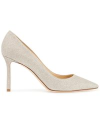 Jimmy Choo Romy 85 Lace Pumps in White | Lyst Jimmy Choo Romy 85 Lace Pumps in White | Lyst