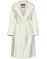 Max Mara - Butter Mstcles Long Wrap Coat - Lyst