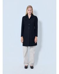 Jil Sander - Single-Breasted Wool Coat - Lyst