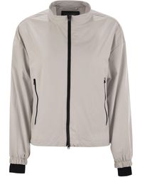 Herno - Laminar Bomber Jacket With Zip - Lyst