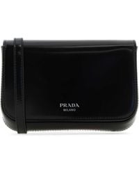 Prada - Leather Crossbody Bag - Lyst