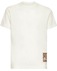 Burberry - Cotton T-Shirt - Lyst