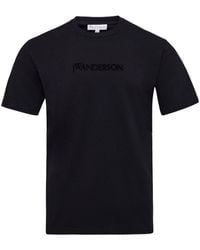 JW Anderson - Jw Anderson Short Sleeves T-Shirt With Logo - Lyst