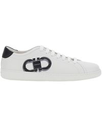 Ferragamo - Brandy 1 Sneaker Con Logo Gancino - Lyst