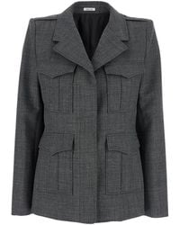 McQueen - Wool Jacket - Lyst