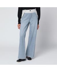 Sacai - Light Two-Tone Jeans - Lyst