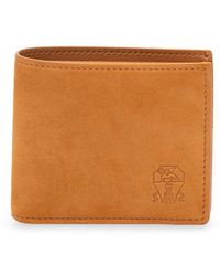 Brunello Cucinelli - Nubuck Wallet - Lyst