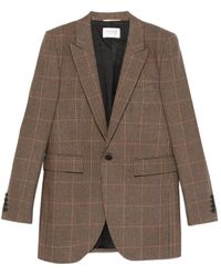 Saint Laurent - Wool Single-Breasted Jacket - Lyst