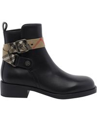 Burberry - Huntley Booties - Lyst