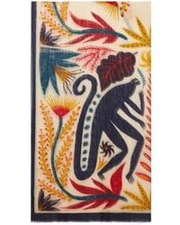 Etro - Modal Scarf With Mirror Print - Lyst