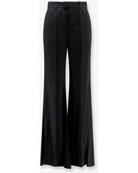 Balenciaga - Viscose Trousers With Flared Bottom - Lyst