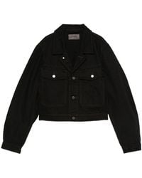 Lemaire - Cotton Cropped Jacket - Lyst
