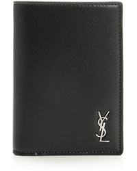 Saint Laurent - Tiny Cassandre Card Holder - Lyst
