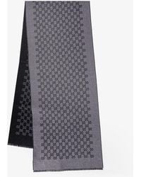 Gucci - Reversible Jacquard Wool Scarf - Lyst