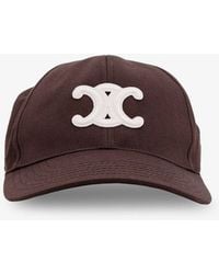 Celine - Triomphe Cotton Hat - Lyst