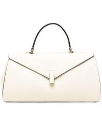 Valextra - Iside Editor Leather Tote Bag - Lyst