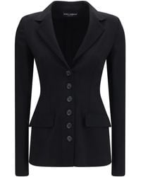 Dolce & Gabbana - Dolce & Gabbana Stretch Wool Single Breasted Jacket - Lyst
