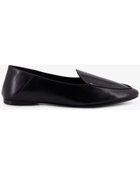 Celine - Aura Slip-On Leather Loafers - Lyst