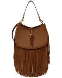 Etro - Shoulder Bag 'Pony Suede Bag' With Leather Details - Lyst