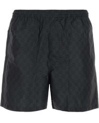 Gucci - Printed Polyester Swimming Shorts - Lyst