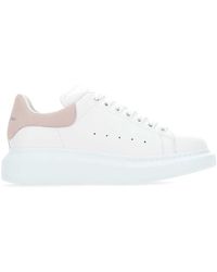 McQueen - Oversized Leather Sneaker With Removable Insole - Lyst