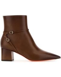 Santoni - Leather Blondie Ankle Boots - Lyst