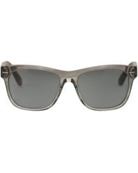 Brunello Cucinelli - Two-Tone Acetate Sunglasses With Crystal Lenses - Lyst