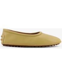 Tod's - Leather Ballerina With Gomminos Detail On The Back - Lyst