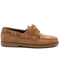 Celine - Bateau Leather Boat Shoes - Lyst