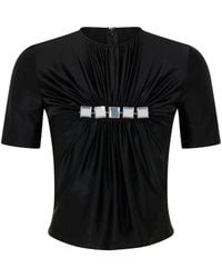 Rabanne - Rabanne Drapped Blouse - Lyst