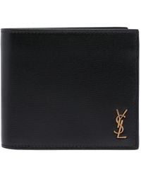 Saint Laurent - Small East/West Tiny Cassandre Wallet - Lyst