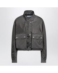 Prada - Lead Re-Nylon Washed Jacket - Lyst