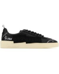 DSquared² - Black Leather Rider Sneakers - Lyst