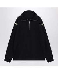 Maison Margiela - Wool Sweater With Elbow Patches - Lyst