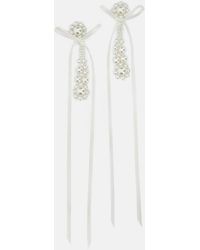 Simone Rocha - Victorian Drip Bow Earrings - Lyst
