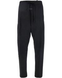 Fear Of God - Pants With Front Knot Closure And Logo Patch - Lyst