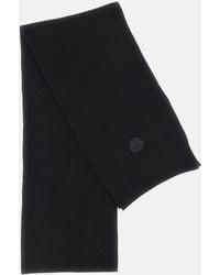 Moncler - Ribbed Wool Scarf - Lyst